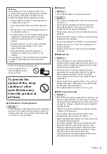 Предварительный просмотр 5 страницы Panasonic TX-24ESW504 Operating Instructions Manual