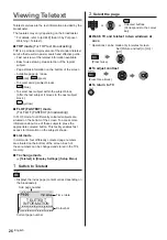 Предварительный просмотр 26 страницы Panasonic TX-24ESW504 Operating Instructions Manual