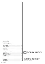 Preview for 2 page of Panasonic TX-24FS500B Operating Instructions Manual