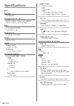 Preview for 22 page of Panasonic TX-24FS500B Operating Instructions Manual