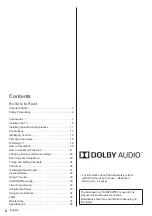 Preview for 2 page of Panasonic TX-24FSW504 Operating Instructions Manual