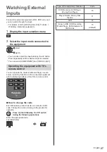 Preview for 27 page of Panasonic TX-24FSW504 Operating Instructions Manual