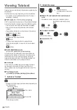 Preview for 28 page of Panasonic TX-24FSW504 Operating Instructions Manual