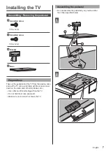 Предварительный просмотр 7 страницы Panasonic TX-24G310B Operating Instructions Manual