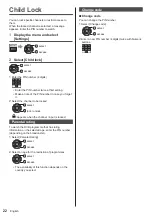 Preview for 22 page of Panasonic TX-24G310B Operating Instructions Manual