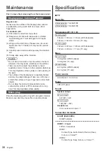 Preview for 30 page of Panasonic TX-24G310B Operating Instructions Manual