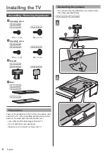 Предварительный просмотр 8 страницы Panasonic TX-24G310E Operating Instructions Manual