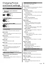 Предварительный просмотр 19 страницы Panasonic TX-24G310E Operating Instructions Manual