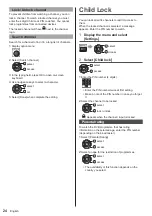 Предварительный просмотр 24 страницы Panasonic TX-24G310E Operating Instructions Manual