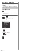 Предварительный просмотр 26 страницы Panasonic TX-24G310E Operating Instructions Manual
