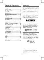 Предварительный просмотр 2 страницы Panasonic TX-24GW324 Operating Instructions Manual