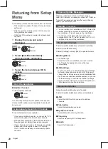 Предварительный просмотр 20 страницы Panasonic TX-24GW324 Operating Instructions Manual