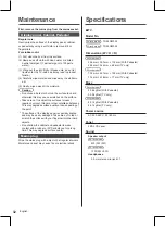 Предварительный просмотр 32 страницы Panasonic TX-24GW324 Operating Instructions Manual