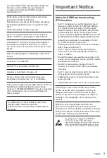 Предварительный просмотр 3 страницы Panasonic TX-24LS500E Operating Instructions Manual