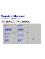 Panasonic TX-25AD2C Service Manual предпросмотр