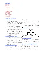 Предварительный просмотр 2 страницы Panasonic TX-25AD70F Service Manual