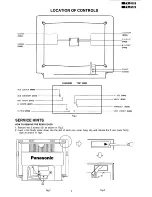 Предварительный просмотр 3 страницы Panasonic TX-25G1 Service Manual