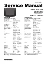 Предварительный просмотр 1 страницы Panasonic TX-25LD90F Service Manual