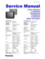 Panasonic TX-25LK10C Service Manual preview