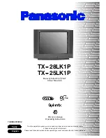 Panasonic TX-25LK1P Operating Instructions Manual preview