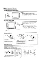 Предварительный просмотр 7 страницы Panasonic TX-25S80Z Operating Instructions Manual