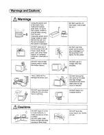 Предварительный просмотр 4 страницы Panasonic TX-25S90Z Operating Instruction