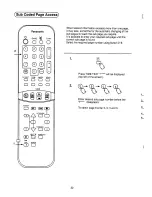 Предварительный просмотр 32 страницы Panasonic TX-25S90Z Operating Instruction