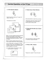 Предварительный просмотр 7 страницы Panasonic TX-25V20M Operating Instructions Manual