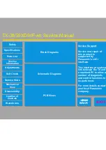 Предварительный просмотр 1 страницы Panasonic TX-25XD90FA Service Manual