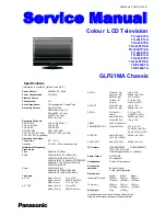 Panasonic TX-26LE7FSA Service Manual preview