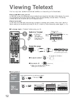 Preview for 12 page of Panasonic TX-26LE7LA Operating Instructions Manual