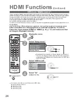 Preview for 24 page of Panasonic TX-26LE7LA Operating Instructions Manual