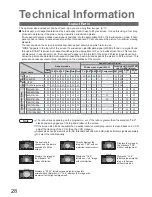 Preview for 28 page of Panasonic TX-26LE7LA Operating Instructions Manual