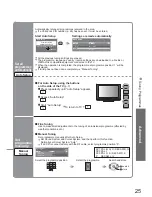 Предварительный просмотр 25 страницы Panasonic TX-26LE8L Operating Instructions Manual