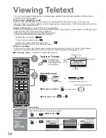 Preview for 14 page of Panasonic TX-26LE8P Operating Instructions Manual