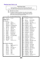 Предварительный просмотр 22 страницы Panasonic TX-26LED7F Service Manual