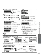 Preview for 17 page of Panasonic TX-26LM70F Operating Instructions Manual