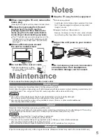 Preview for 5 page of Panasonic TX-26LM70PA Operating Instructions Manual