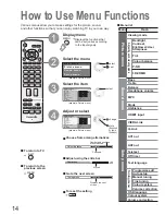 Preview for 14 page of Panasonic TX-26LM70PA Operating Instructions Manual