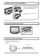 Preview for 4 page of Panasonic TX-26LX500P Operating Instructions Manual