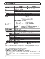 Preview for 42 page of Panasonic TX-26LX500P Operating Instructions Manual