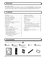 Preview for 2 page of Panasonic TX-26LX50F Operating Instructions Manual