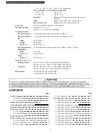 Preview for 2 page of Panasonic TX-26LX50F Service Manual