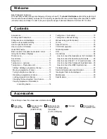 Предварительный просмотр 2 страницы Panasonic TX-26LX50P Operating Instructions Manual