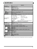 Preview for 31 page of Panasonic TX-26LX50P Operating Instructions Manual