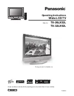 Panasonic TX-26LX52L Operating Instructions Manual preview