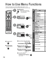 Preview for 14 page of Panasonic TX-26LX60A Operating Instructions Manual