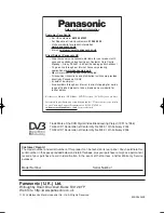 Preview for 48 page of Panasonic TX-26LXD1 Operating Instructions Manual