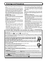 Preview for 3 page of Panasonic TX-26LXD52 Operating Instructions Manual