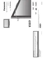 Panasonic TX-26LXD8A Operating Instructions Manual preview